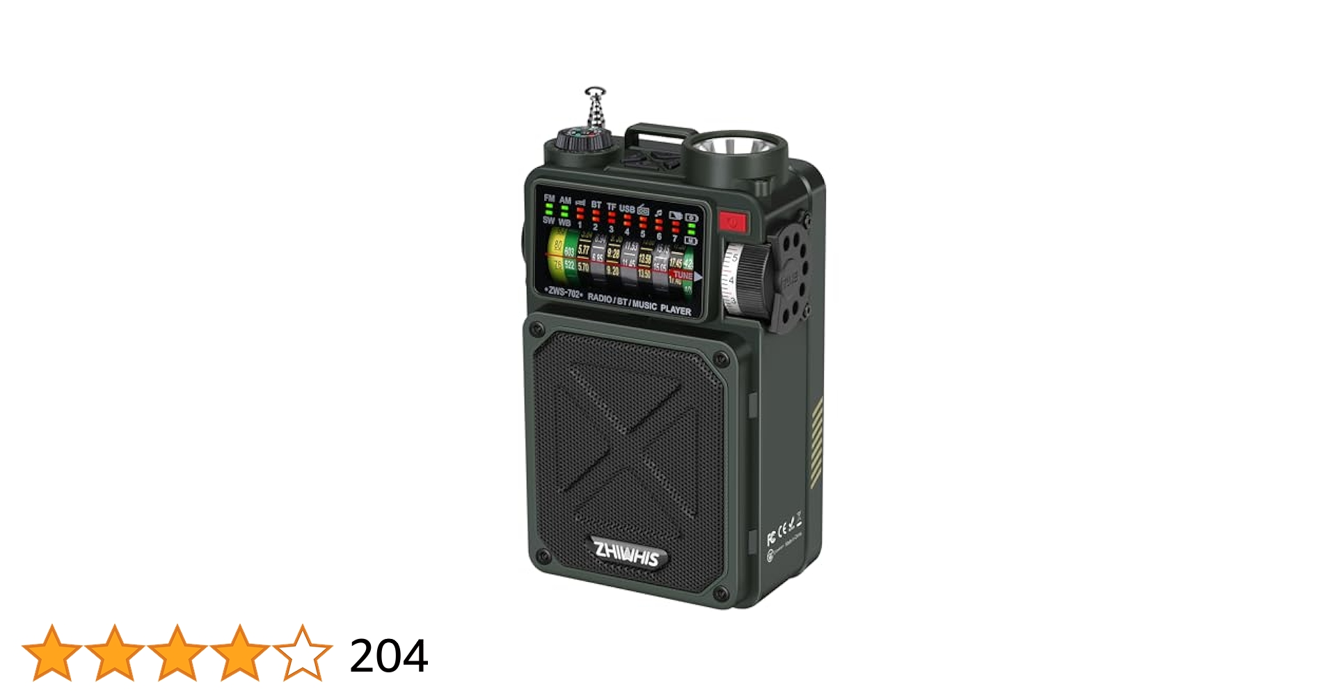 ZHIWHIS ZWS-702 Bluetoothスピーカー防災ラジオ Amazon.co.jp: ZHIWHIS Bluetoothスピーカー 防災ラジオ FM/AM